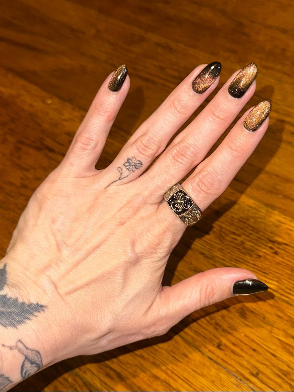 Vintage Scorpion Biker Ring 7.25-7.5